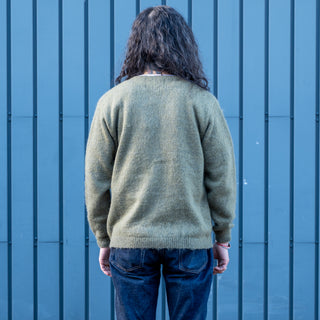 Pherrow's Mohair Cardigan Olive 25W-PMSC1