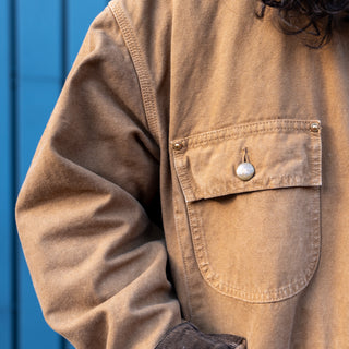 Orslow Relax Fit Oxford Coverall Brown