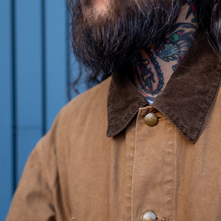 Orslow Relax Fit Oxford Coverall Brown