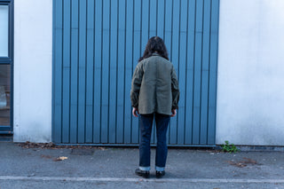 Orslow Relax Fit Oxford Coverall Army Green