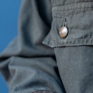 Orslow Relax Fit Oxford Coverall Army Green