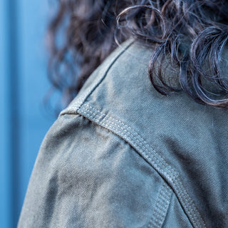 Orslow Relax Fit Oxford Coverall Army Green