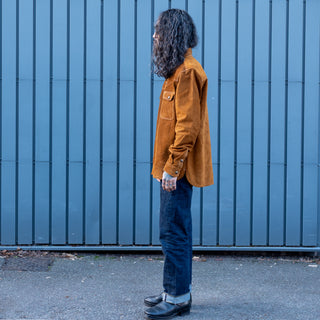 Iron & Resin Alliance Buffalo Suede Shirt Cognac