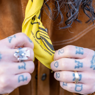 Iron & Resin Alliance Buffalo Suede Shirt Cognac