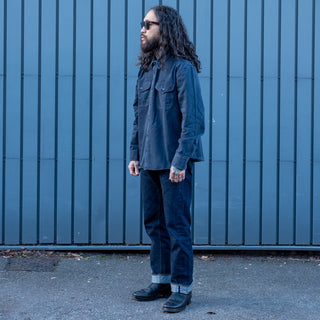 Freenote Cloth Utility Shirt Navy