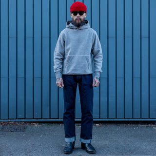 Buzz Rickson Set In Sweat Parka Hoodie Heather Grey