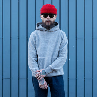 Buzz Rickson Set In Sweat Parka Hoodie Heather Grey