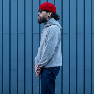 Buzz Rickson Set In Sweat Parka Hoodie Heather Grey