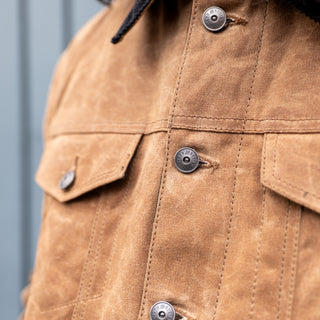 Iron & Resin Scout Jacket Tan British Millerain Wax Canvas