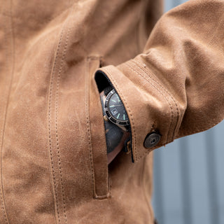 Iron & Resin Scout Jacket Tan British Millerain Wax Canvas