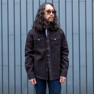 Iron And Resin Fenceline Shirt - Black Canvas