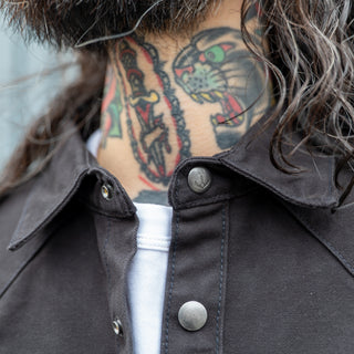 Iron And Resin Fenceline Shirt - Black Canvas