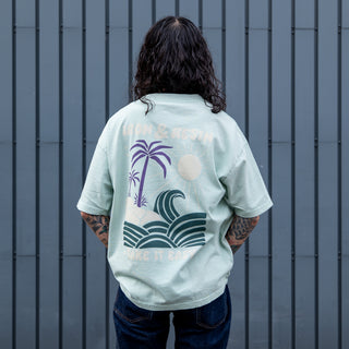 Iron & Resin Take It Easy Pocket T-shirt Aqua