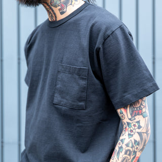 Allevol Heavy Duty Pocket Crew T-shirt - Black