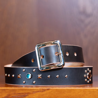 Duke Mantee StreetCar Belt - Black Overdyed Steerhide