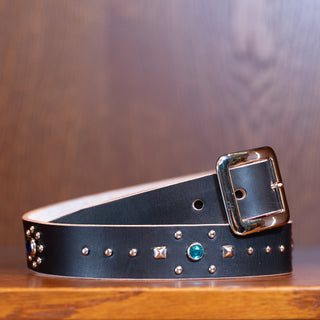 Duke Mantee StreetCar Belt - Black Overdyed Steerhide