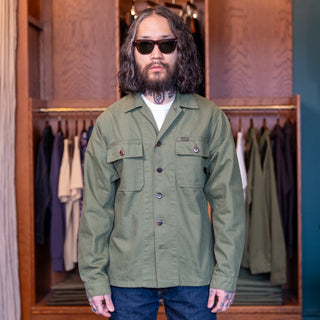 Pike Brothers 1962 OG 107 Overshirt Olive