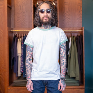 Wythe Tubular Ringer T-Shirt - Celadon