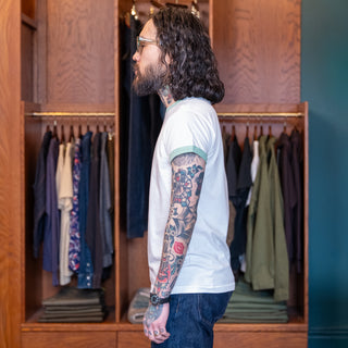 Wythe Tubular Ringer T-Shirt - Celadon