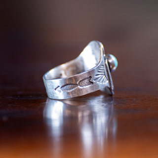 Red Rabbit Trading Turqoise Thunderbird Ring