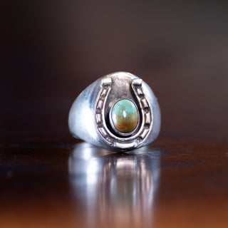 Red Rabbit Trading GAMBLER HORSESHOE RING