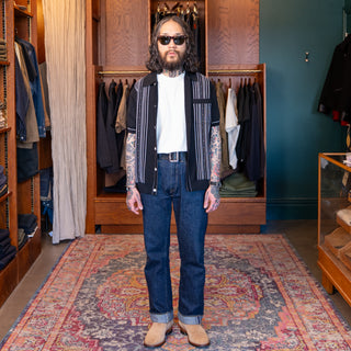 Pherrow's Short Sleeve Knitted Cardigan Black