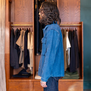 Freenote Cloth Midway CPO Indigo Sashiko Two Year Wash