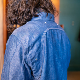 Pherrow's - 770WS Chambray Work Shirt - Blue