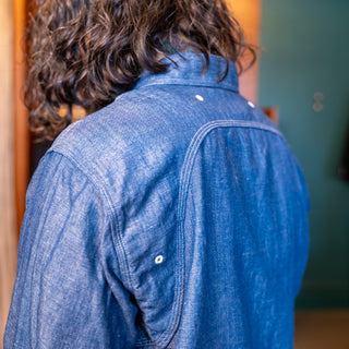 Pherrow's - 770WS Chambray Work Shirt - Blue