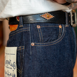 Pherrow's 521SW 13.5oz  Selvedge Denim Jean One Wash Indigo
