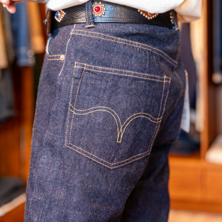 Pherrow's 521SW 13.5oz  Selvedge Denim Jean One Wash Indigo