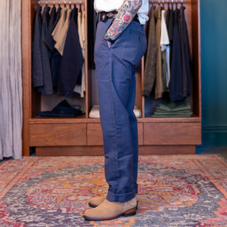 Freenote Cloth Deck Trousers Navy