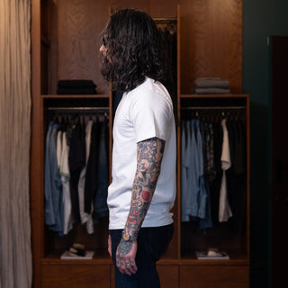 Allevol Heavy Duty  Crew T-shirt - White
