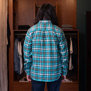 Wythe Washed Flannel Workshirt Thousand Lakes Plaid