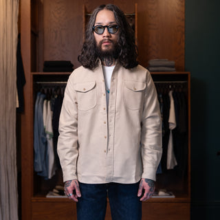 Wythe Moleskin Officer's Shirt Palomino