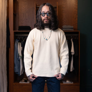 Wythe Cotton Longsleeve Thermal Cream