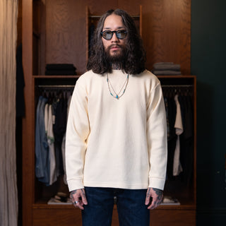 Wythe Cotton Longsleeve Thermal Cream