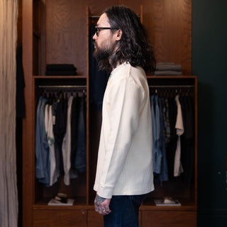Wythe Cotton Longsleeve Thermal Cream
