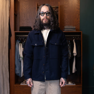 Freenote Cloth - Midway Wool CPO - Navy