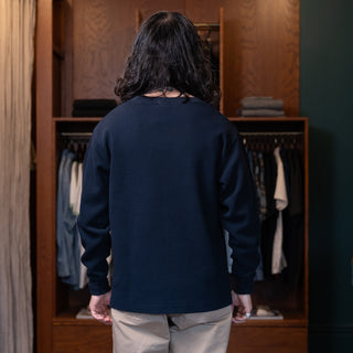 Wythe Cotton Longsleeve Thermal Navy