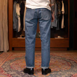 Sugar Cane 1947a Model Straight Leg Selvedge Denim Jeans Aged Model