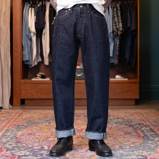 Sugar Cane 13oz. Denim Waist Overalls 2025 Wide Leg Selvedge Jeans