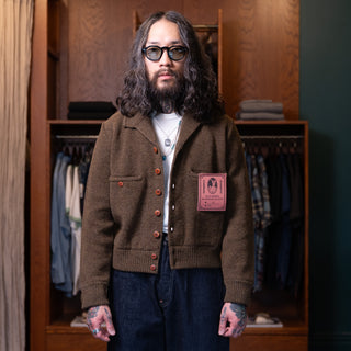 GRP x Max Rohr Short Jacket C Ocher - Brown