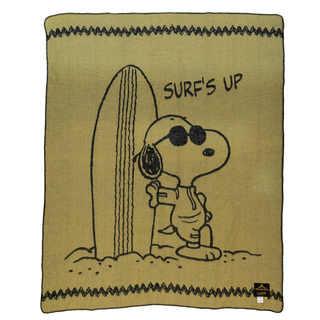 Pike Brothers 1969 Snoopy Blanket with leather carrier