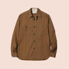 Sugar Cane - Wabash Stripe - Brown Heritage shirt