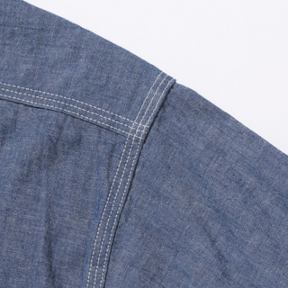Sugar Cane L/S Blue Chambray WorkShirt