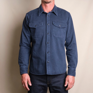 Freenote Cloth Utility Shirt Navy