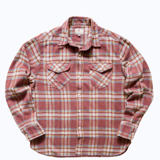 Wythe Washed Flannel Workshirt Autumn Rust