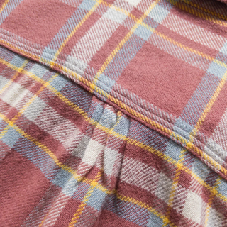 Wythe Washed Flannel Workshirt Autumn Rust