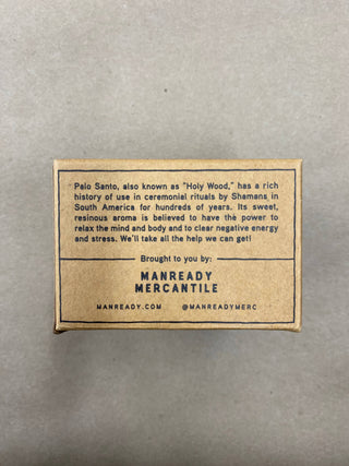 Manready Mercantile - INCENSE | CONES | PALO SANTO